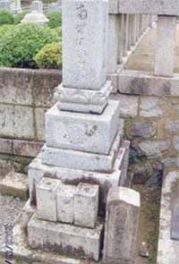 墓石洗浄前